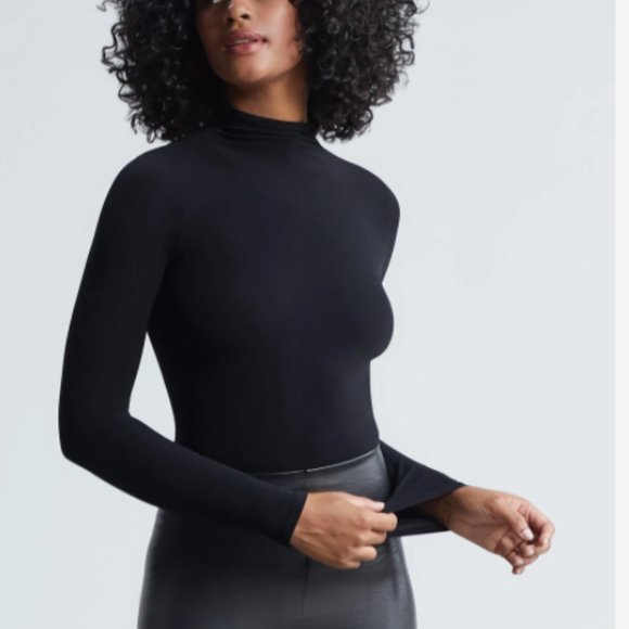 Commando Ballet mock-neck long sleeve bodysuit OS Last One! - Picture 8 of 8